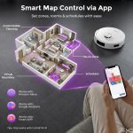 iMartine D16S MAX Robot Vacuum and Mop Combo - 18,000Pa Suction with Bagless Self-Emptying & LiDAR Navigation - D16S MAX - Image 4