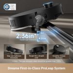 Dreame X50 Ultra Robot Vacuum and Mop - 20,000Pa Vormax Suction with 2.36in ProLeap System & VersaLift Navigation - RLX85CE (Black) - Image 2